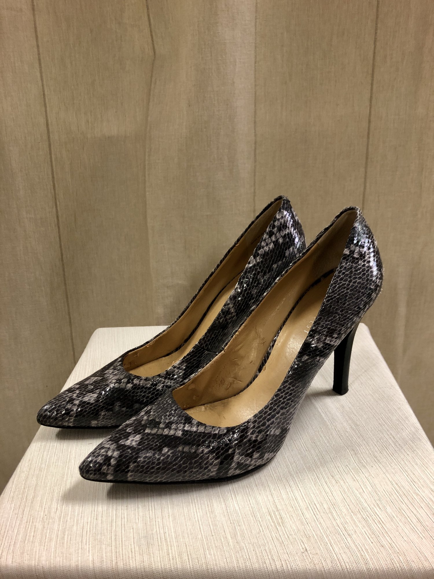 Nine West Snakeskin Heel - Stitched Up